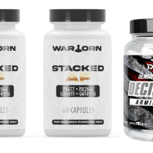 War Torn Labz Stacked AF 8 Week Cycle + 4 Week PCT Bundle ( MK-677 UK)